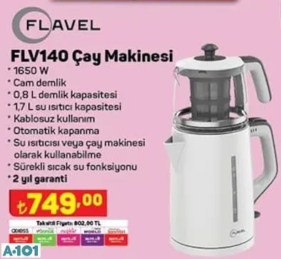 FLAVEL ÇAY MAKİNESİ FLAVEL ÇAY MAKİNESİ